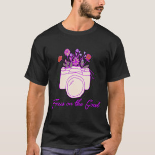 Fokusera på Bra fotoskrivare, inspirationellt själ T Shirt