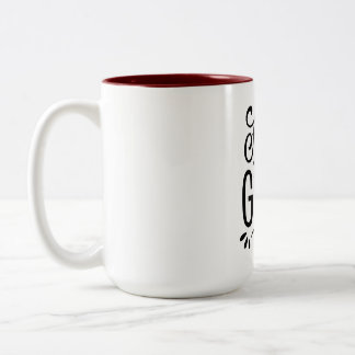 Fokusera på det goda motiverande kaffemuggen Två-Tonad mugg