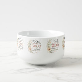 Fokusera på det goda – Vintage blomsterinspirerand Soppmugg