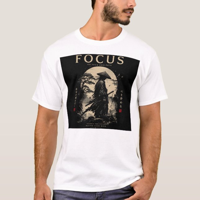 Fokusera på din egen väg t shirt (Framsida)