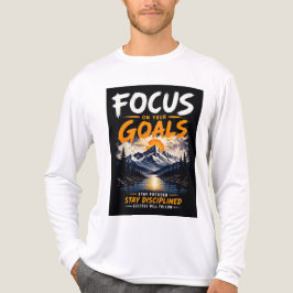 Fokusera På Dina Mål Motiverande T Shirt
