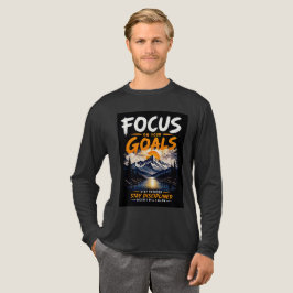 Fokusera På Dina Mål Motiverande T Shirt