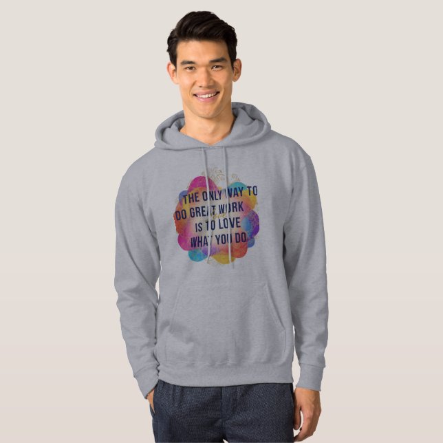 Fokusera på framsteg, inte perfektion, sweatshirt (Hel framsida)