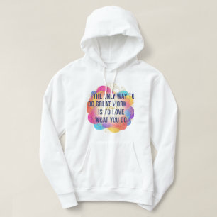 Fokusera på framsteg, inte perfektion, sweatshirt
