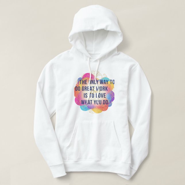 Fokusera på framsteg, inte perfektion, sweatshirt (Design framsida)