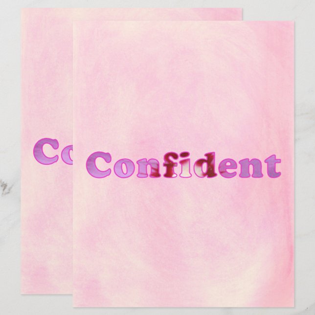 Fokusera på Papper, säker, Rosa, blandningsskrapbo (Fram/baksida)