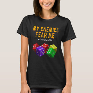 Fokusera på spel och skrämma mina fiender att jag t shirt