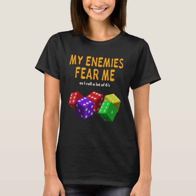 Fokusera på spel och skrämma mina fiender att jag  t shirt (Framsida)
