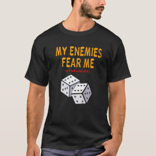 Fokusera på spel och skrämma mina fiender att jag t shirt