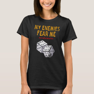 Fokusera på spel och spel skrämma mig att rolla 6: t shirt