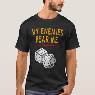 Fokusera på spel och spel skrämma mig att rolla 6: t shirt