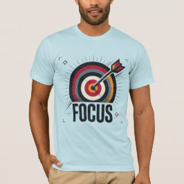 Fokusera Stig Framåt Mental Klarhet Disciplin Konc T Shirt