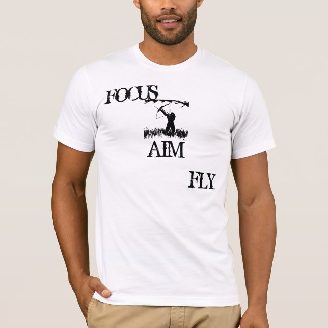 FOKUSERA SYFTET, FLUGA T-SHIRT (Framsida)