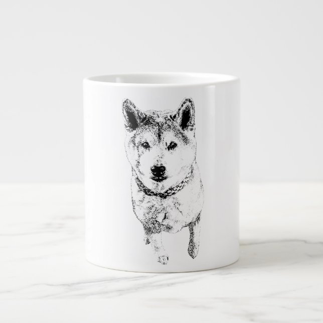 Fokuserad närvaro jumbo mugg (Framsidan)