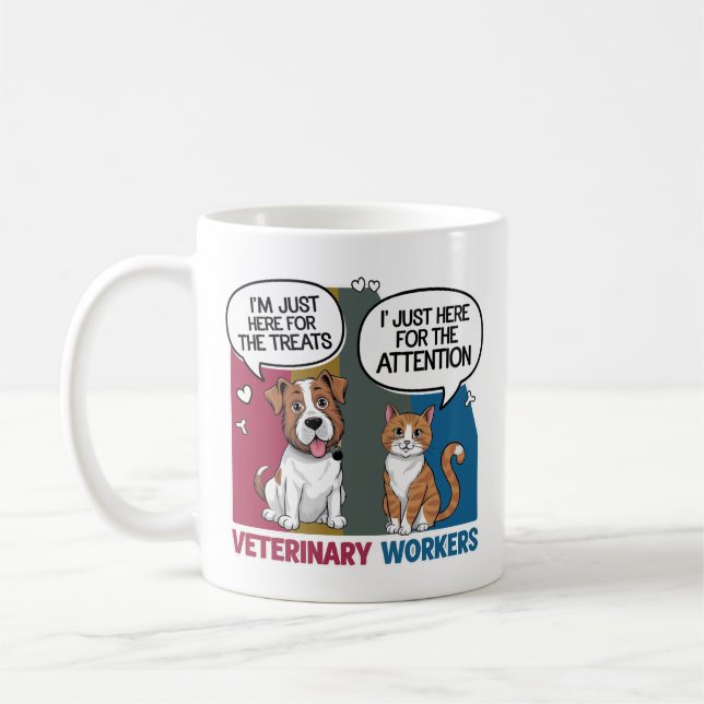 Fokuserad Retro-Vintage-veterinärgåva Kaffemugg (Vänster)