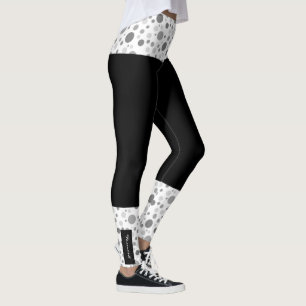 Fokuserade färgämnen i Abstrakt av Bollar Leggings