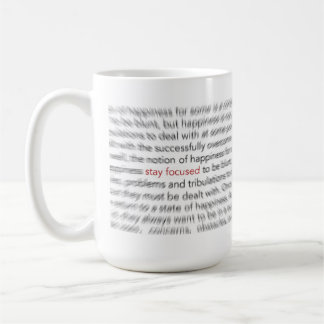 Fokuserat stag - uppehälle 8D Kaffemugg