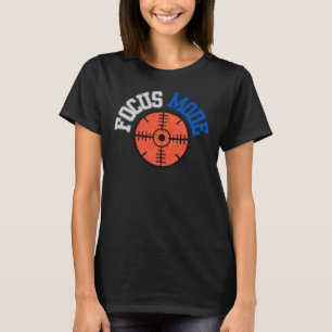 Fokusläge Målsymbol Produktivitet Inspirerande T Shirt