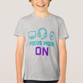 Fokusläge PÅ – minimalistisk teknik T Shirt