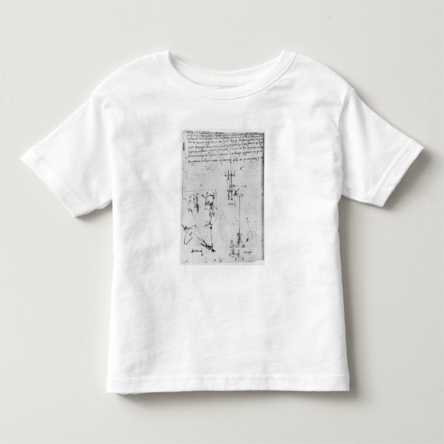 Fol. 46v från codexen Forster III, 1480s-1494 T Shirt (Framsida)