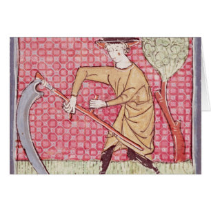Fol.58v Juni: Slåtter Hälsningskort