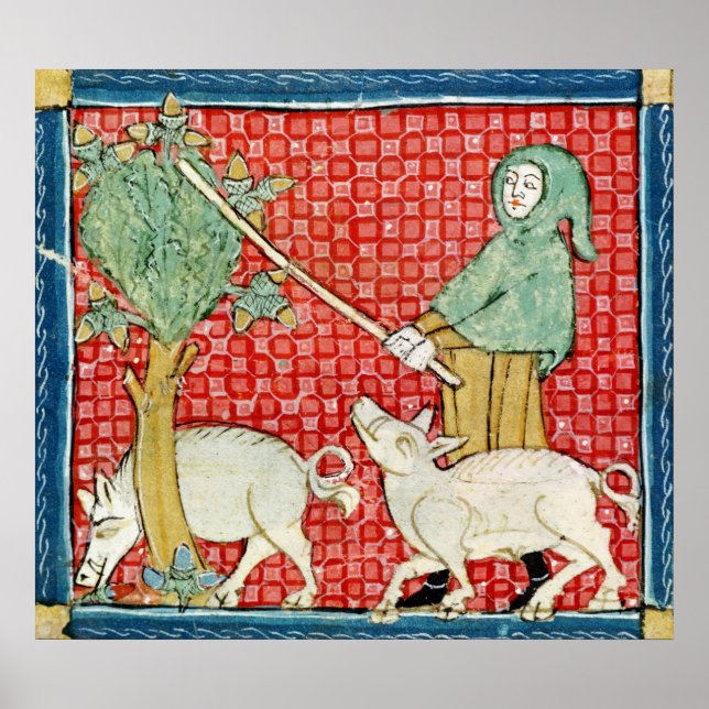 Fol.59v november: Spelekorns Poster (Framsidan)