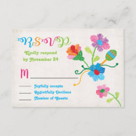 Folart Mexican Fiesta Embroidery OSA Kort