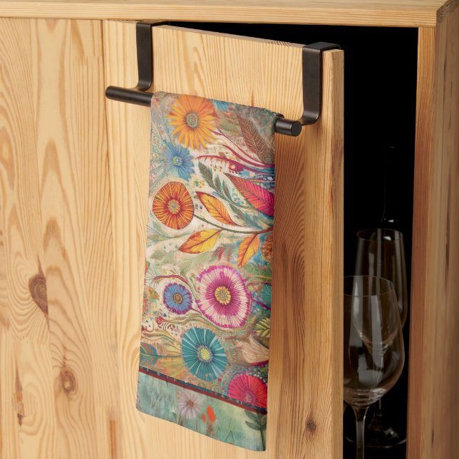 Fold Art Garden Tapestry Kitchen Towel Kökshandduk (Thirds Fold)