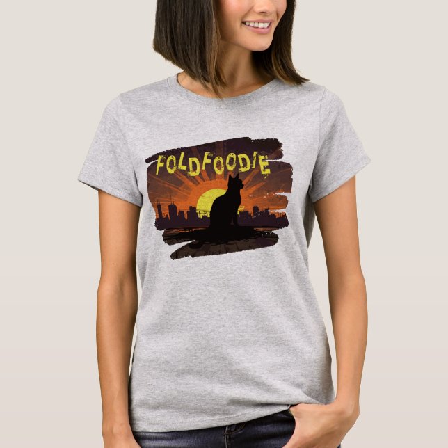 Fold Foodie Vibes T Shirt (Framsida)