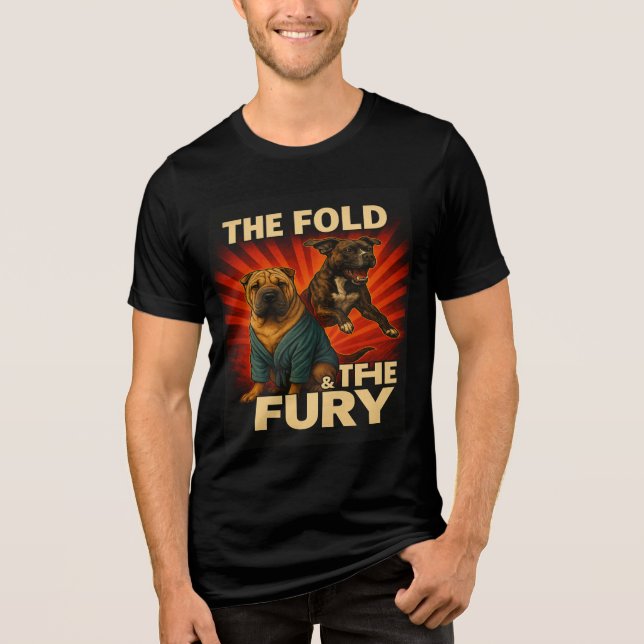 Fold & Fury T Shirt (Framsida)