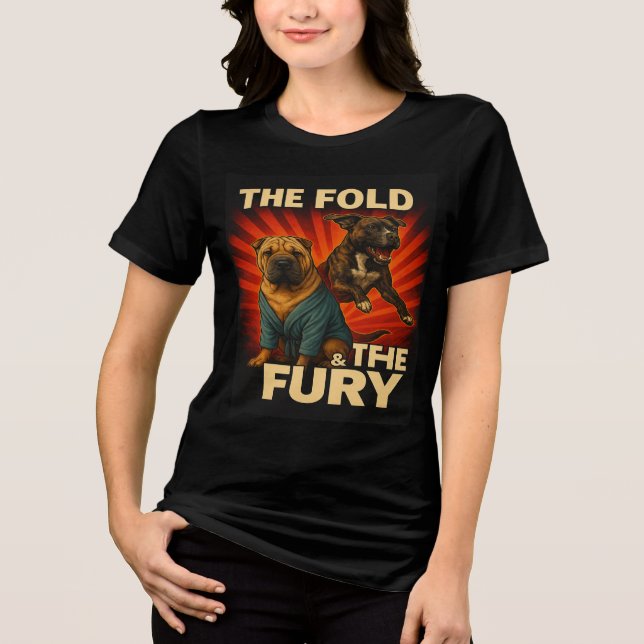 Fold & Fury T Shirt (Framsida)