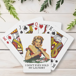 Fold inte min Tvätt Casinokort