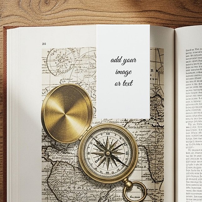 Fold över anpassningsbar bokmärken visitkort (Skapare uppladdad)