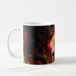 Fold Surreal Porträtt Kaffemugg