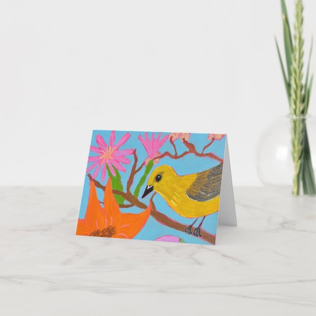 Folded blank card - Spring Pleasures Tack Kort (Framsida)