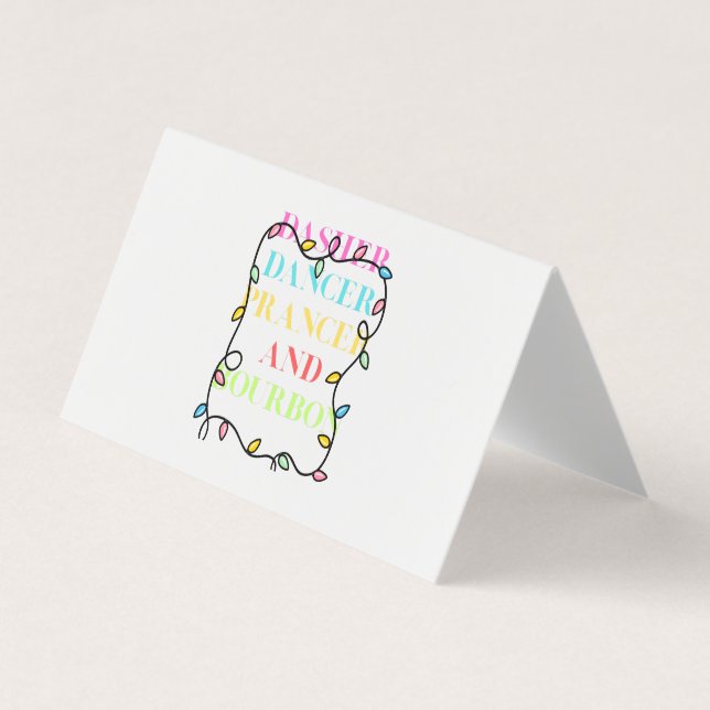 Folded Business Card Visitkort (Framsida)