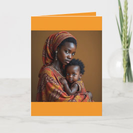 Folded Greeting Card for Mother's Day Kort