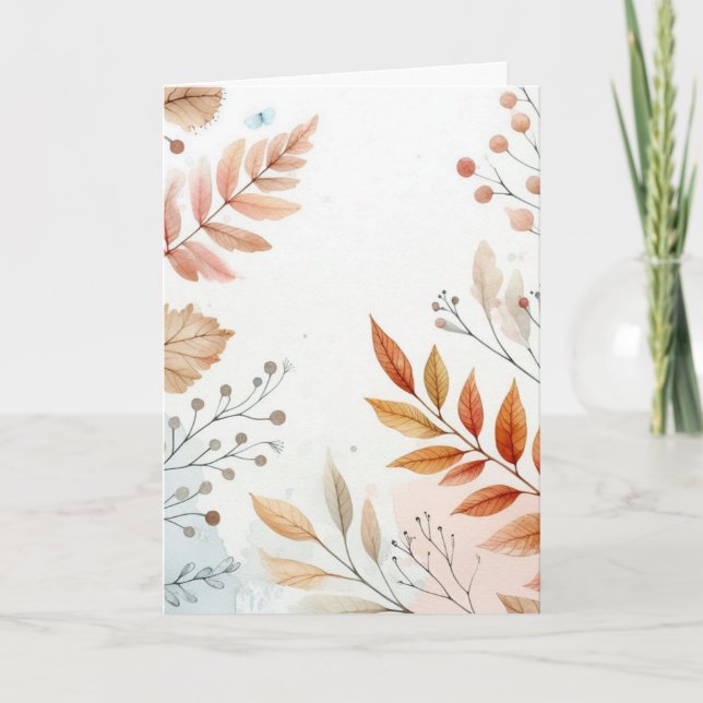 Folded Greeting Card Kort (Framsida)
