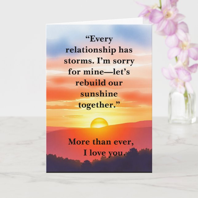 Folded Greeting Card Kort (Orkide)