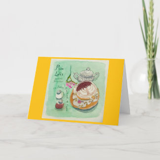 Folded Notecard, Florentine Hotel Tack Kort