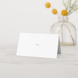 Folded Place Card, Fold Style: Horizontal, Paper:  Placeringskort