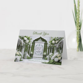 Folded Thank You Card Personalised _Islamic Tack Kort