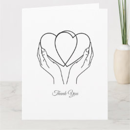 Folded Thank You Card Tack Kort