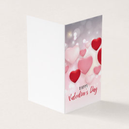 Folded Valentine Day Card Kort