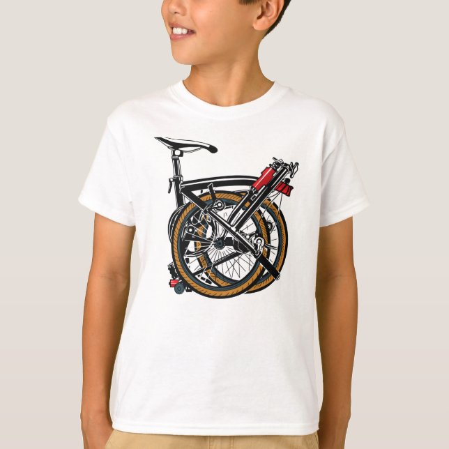 Folding Bike T Shirt (Framsida)
