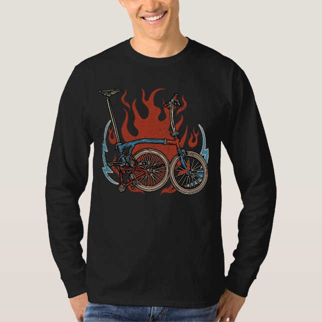 Folding Bike T Shirt (Framsida)