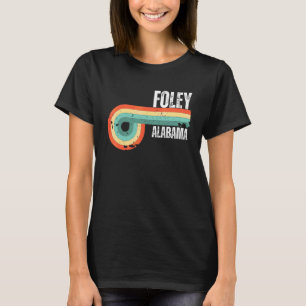 Foley City Alabama State Vintage Retro Minnessak T Shirt