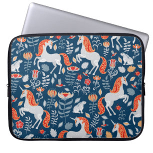 Folfantasy: Unicorns, Rabbits, Birds Laptop Fodral