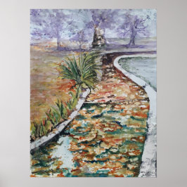 Folhas caídas poster