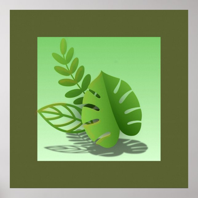 Folhas Verdes Poster (Framsidan)